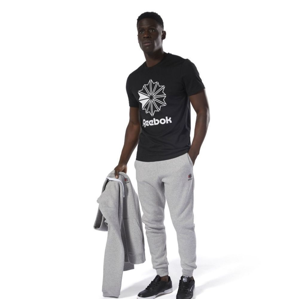 Reebok Men's Classic Big STARCREST Logo T Shirt available in L and XL